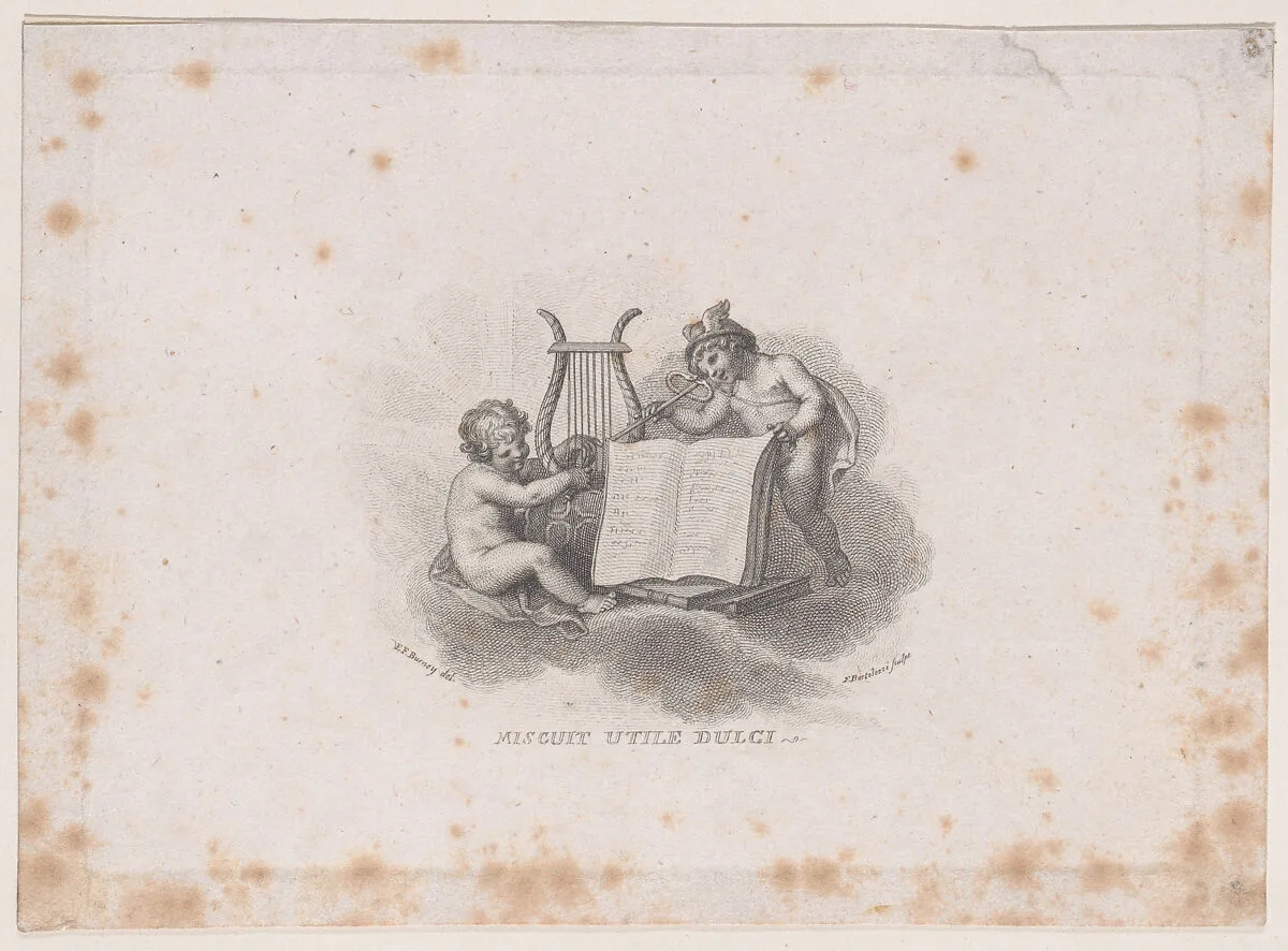 Apollo and Mercury as Infants — Francesco Bartolozzi|Edward Francis Burney