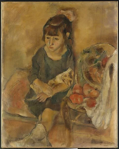 Girl with a Kitten