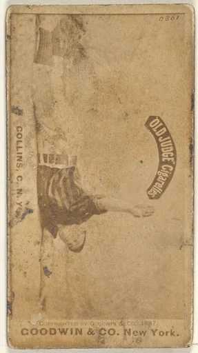 William J. "Bill" Collins, Catcher, New York, from the Old Judge series (N172) for Old Judge Cigarettes