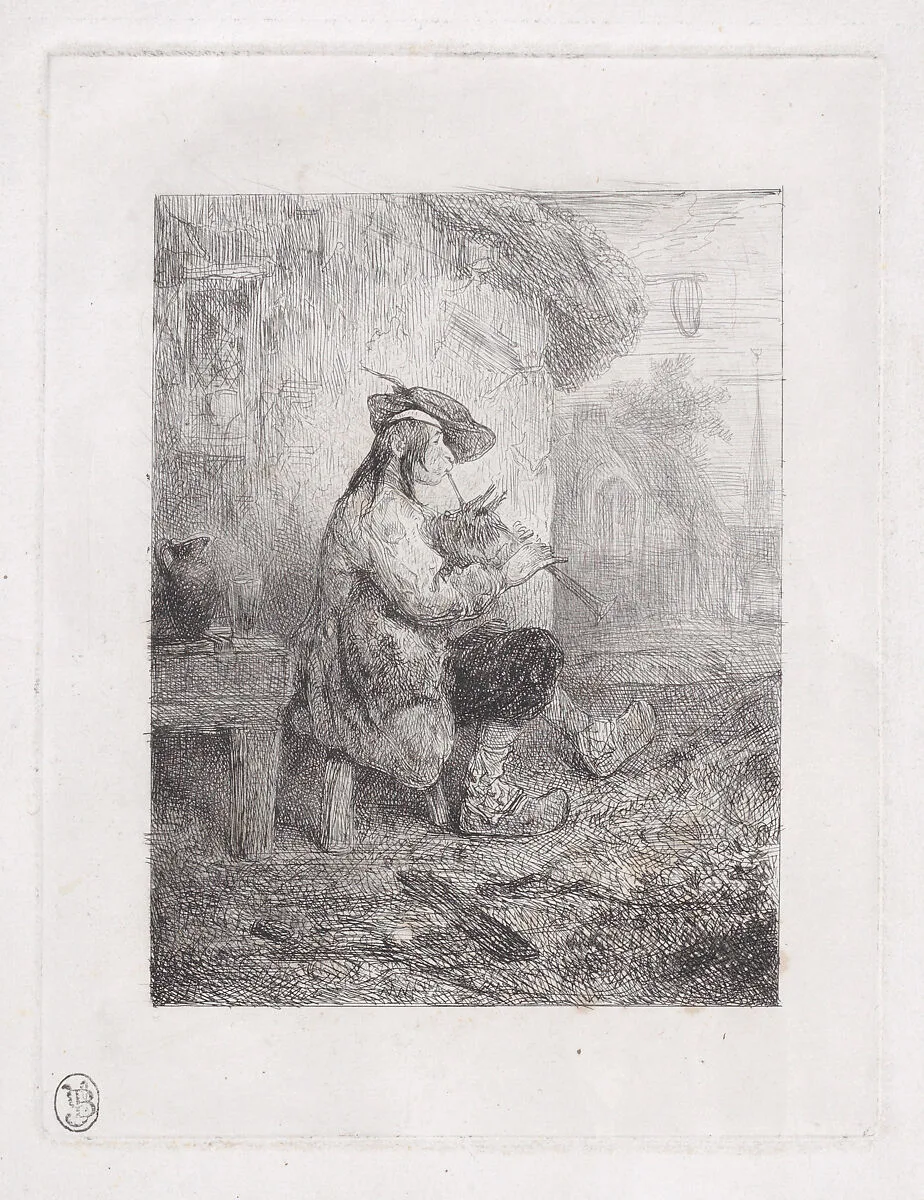 The Bagpiper — Alexandre-Gabriel Decamps