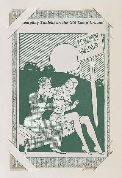Attempting Tonight on the Old Camp Ground from Exhibit Comics Cards (W431) — Unknown