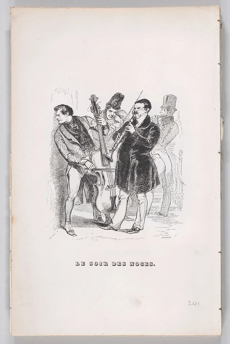 "The Wedding Night" from The Complete Works of Béranger — Fournier & Perrotin|Cherrier|J. J. Grandville|Pierre Jean de Béranger