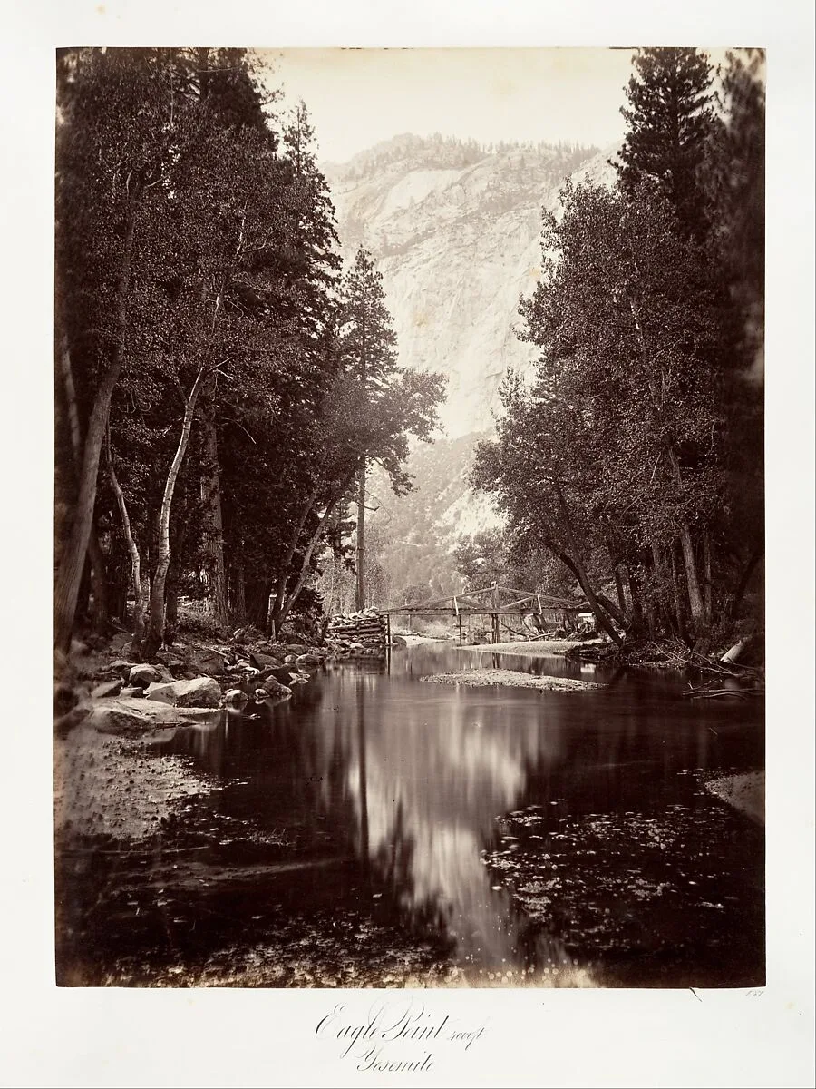 Eagle Point, 4,000 feet, Yosemite — Carleton E. Watkins