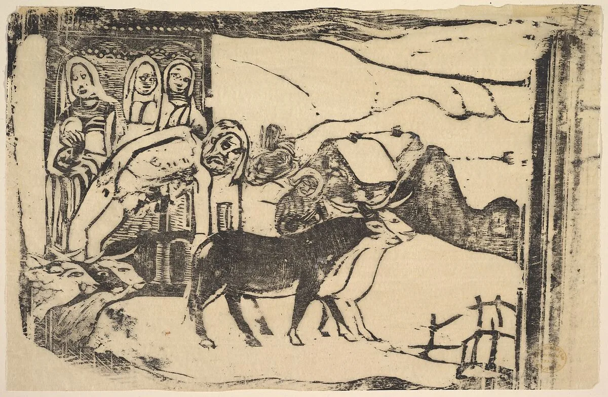 Le Calvarie Breton — Paul Gauguin