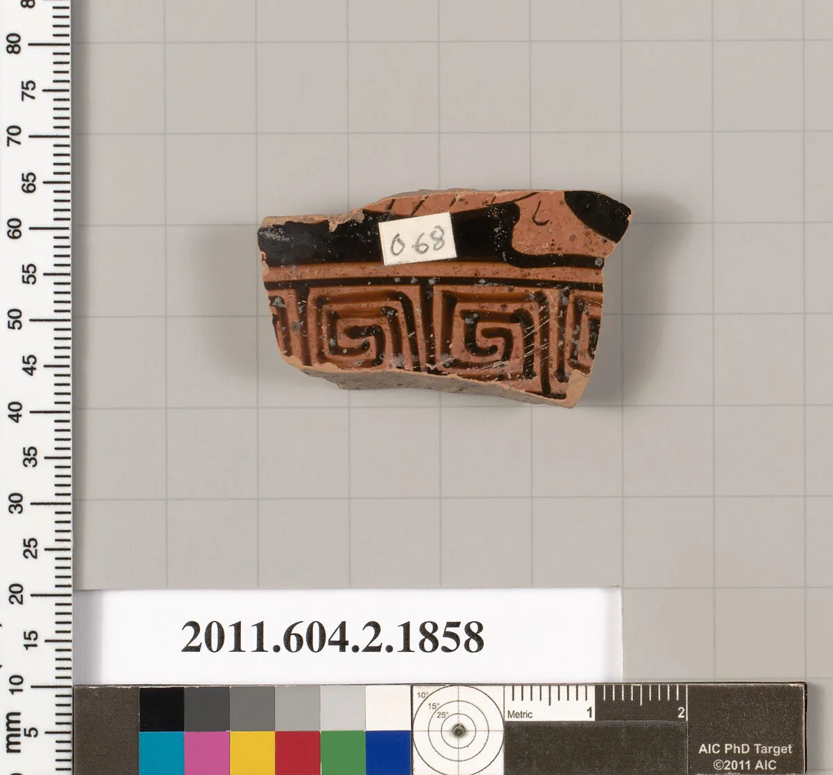 Terracotta fragment of a skyphos (deep drinking cup) — Unknown