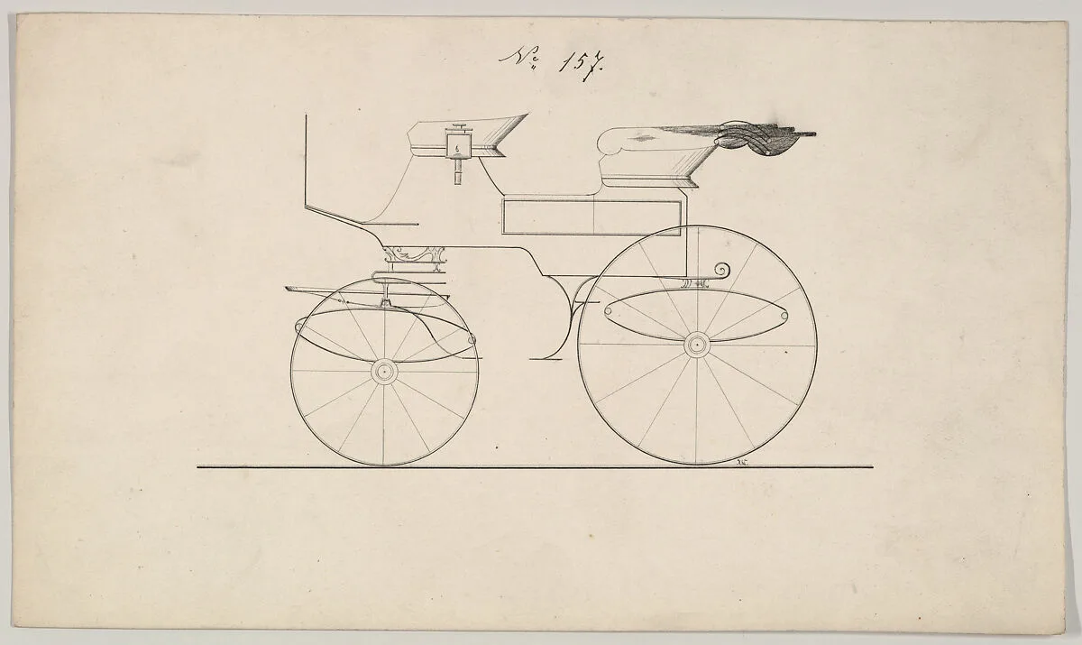 Design for Phaeton, no. 157 — Brewster & Co.|Weyers