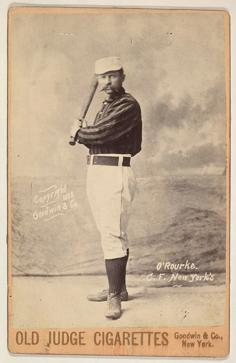 O'Rourke, Center Field, New York, from the series Old Judge Cigarettes — Goodwin & Company