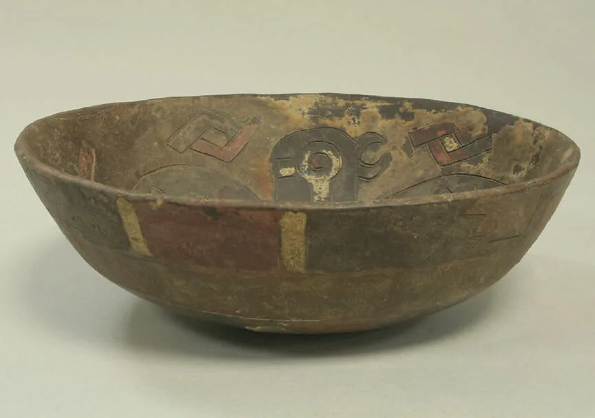 Bowl with Incised Falcoln — Unknown