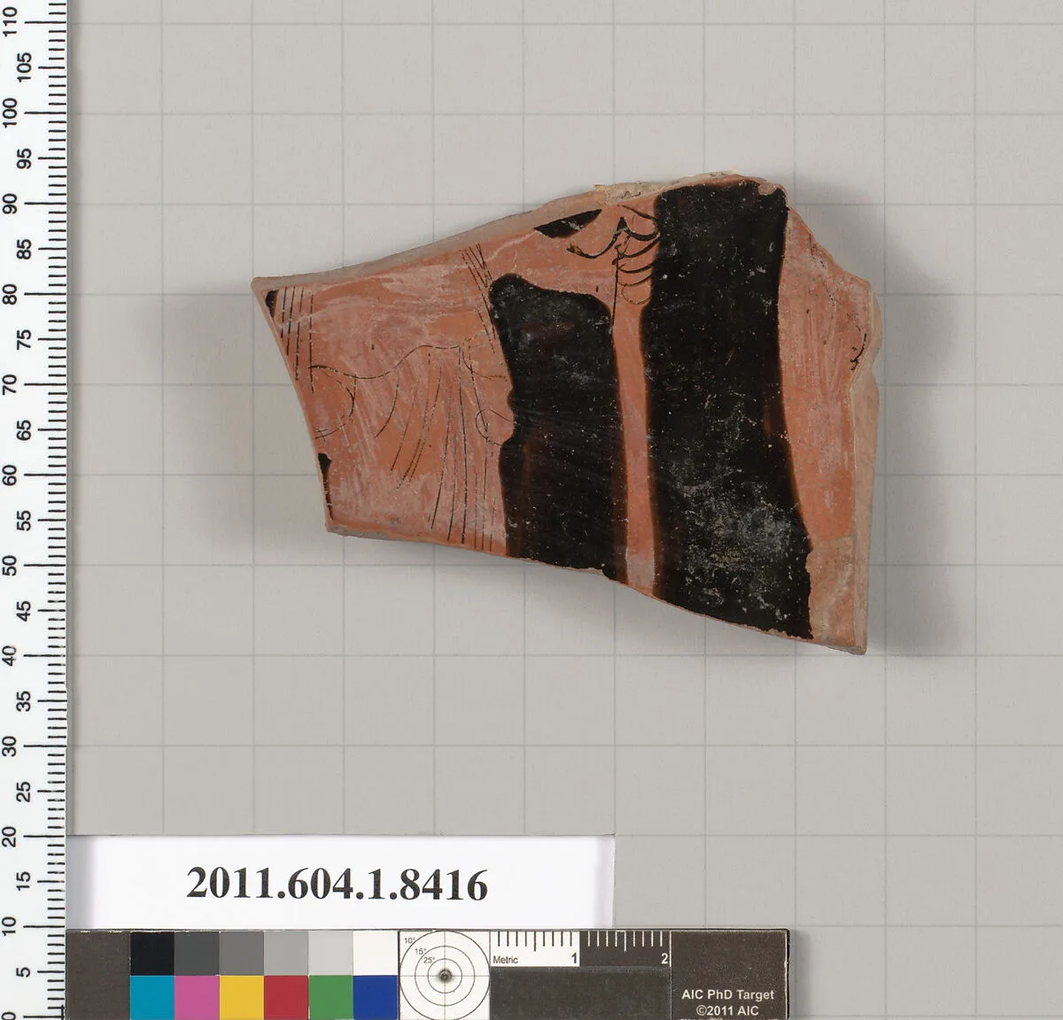 Terracotta fragment of a kylix (drinking cup) — Unknown