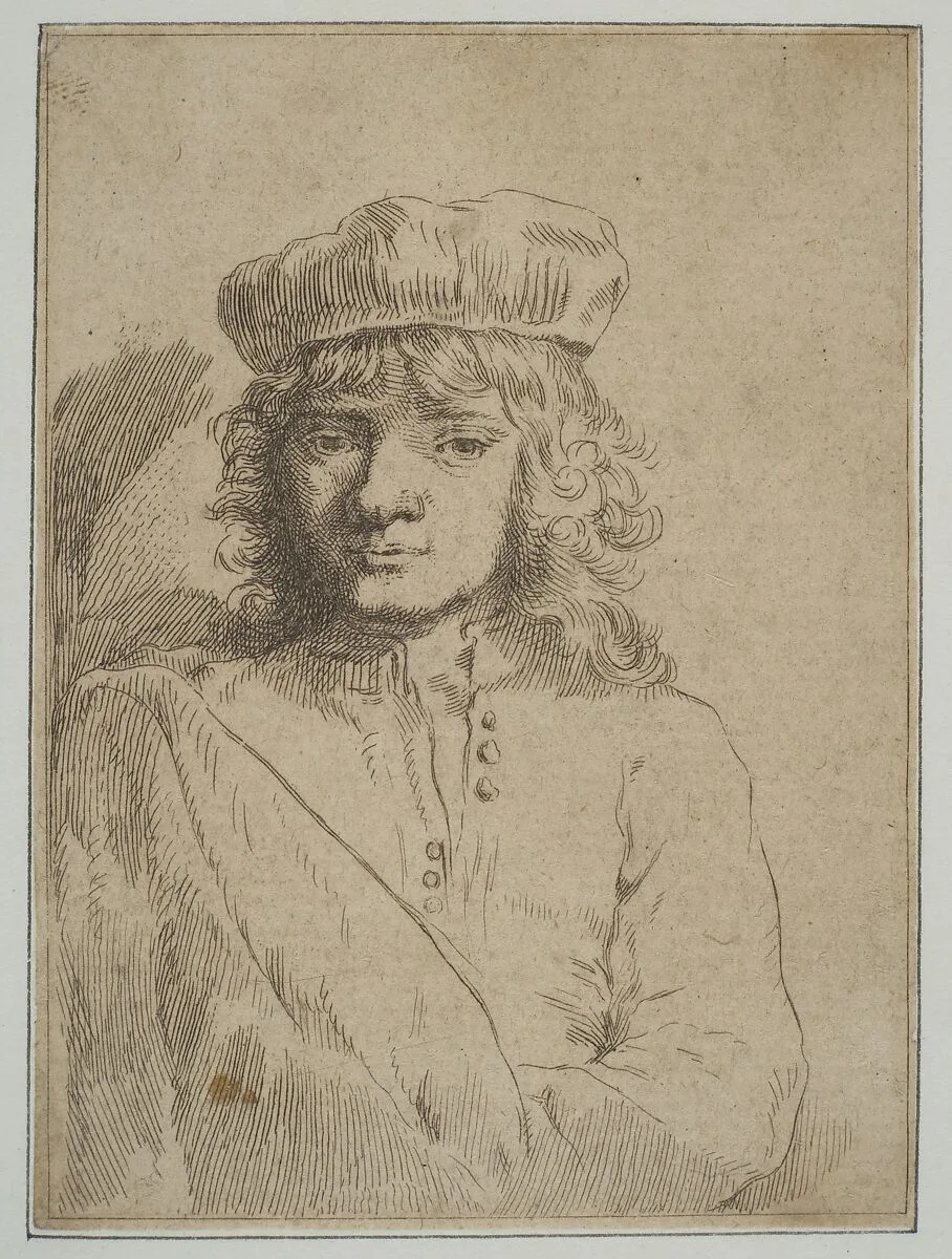 The Artist's Son, Titus (copy) — Rembrandt (Rembrandt van Rijn)