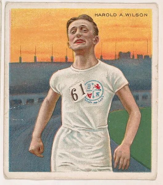 Harold Wilson, Track and Field, from Mecca & Hassan Champion Athlete and Prize Fighter collection, 1910 — Mecca Cigarettes