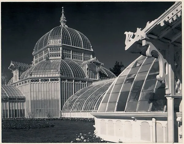 Conservatory, Golden Gate Park, San Francisco, California — Ansel Easton Adams