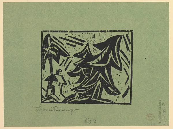 Fir trees (Tannen) — Lyonel Charles Feininger