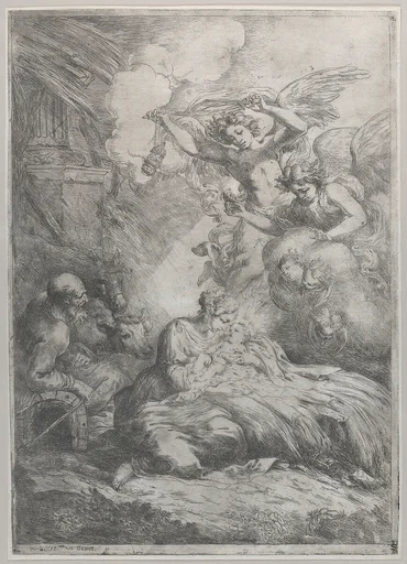 The Nativity with Angels