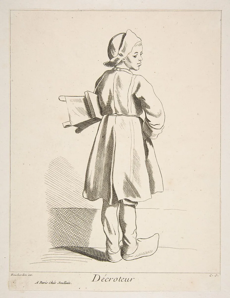 Shoeblack — François Joullain|Anne Claude Philippe de Tubières, comte de Caylus|Edme Bouchardon
