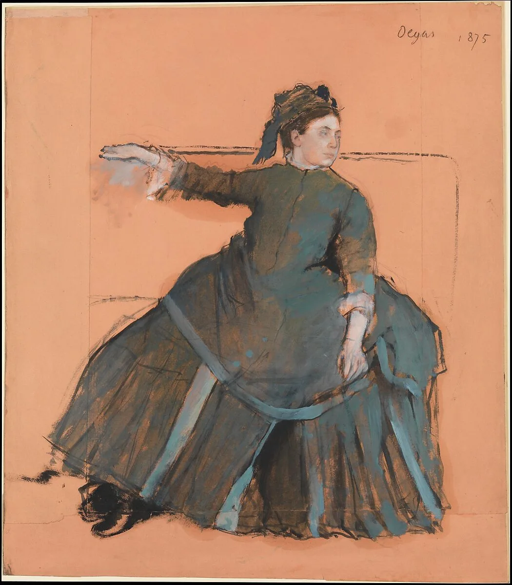 Woman on a Sofa — Edgar Degas