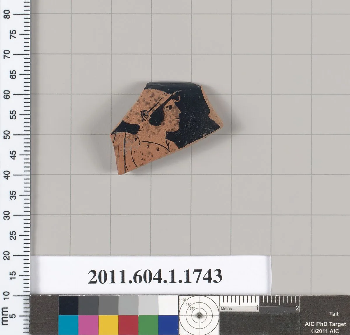 Terracotta rim fragment of a kylix (drinking cup) — Unknown