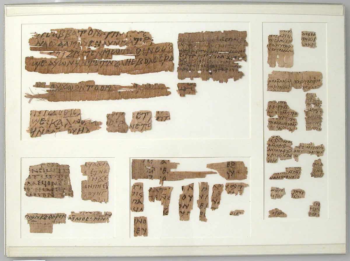 Papyri Fragments — Unknown