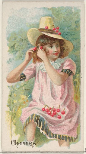 Cherries, from the Fruits series (N12) for Allen & Ginter Cigarettes Brands
