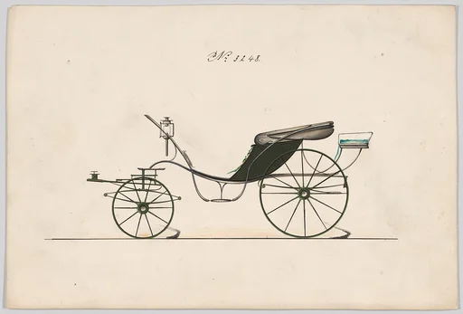 Design for Pony Phaeton, no. 3248