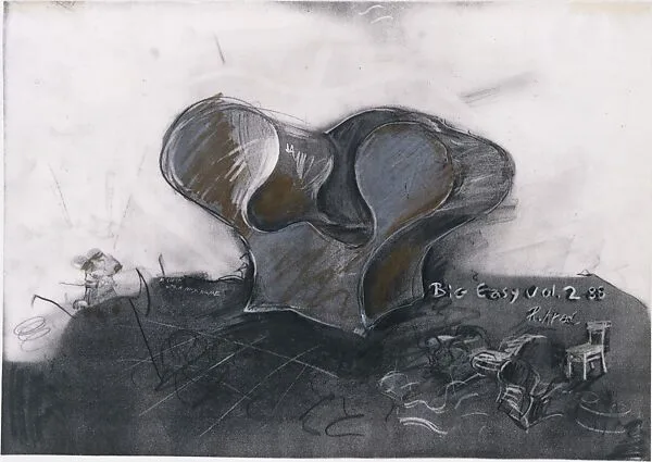 Drawing for "Big Easy Volume 2" — Ron Arad