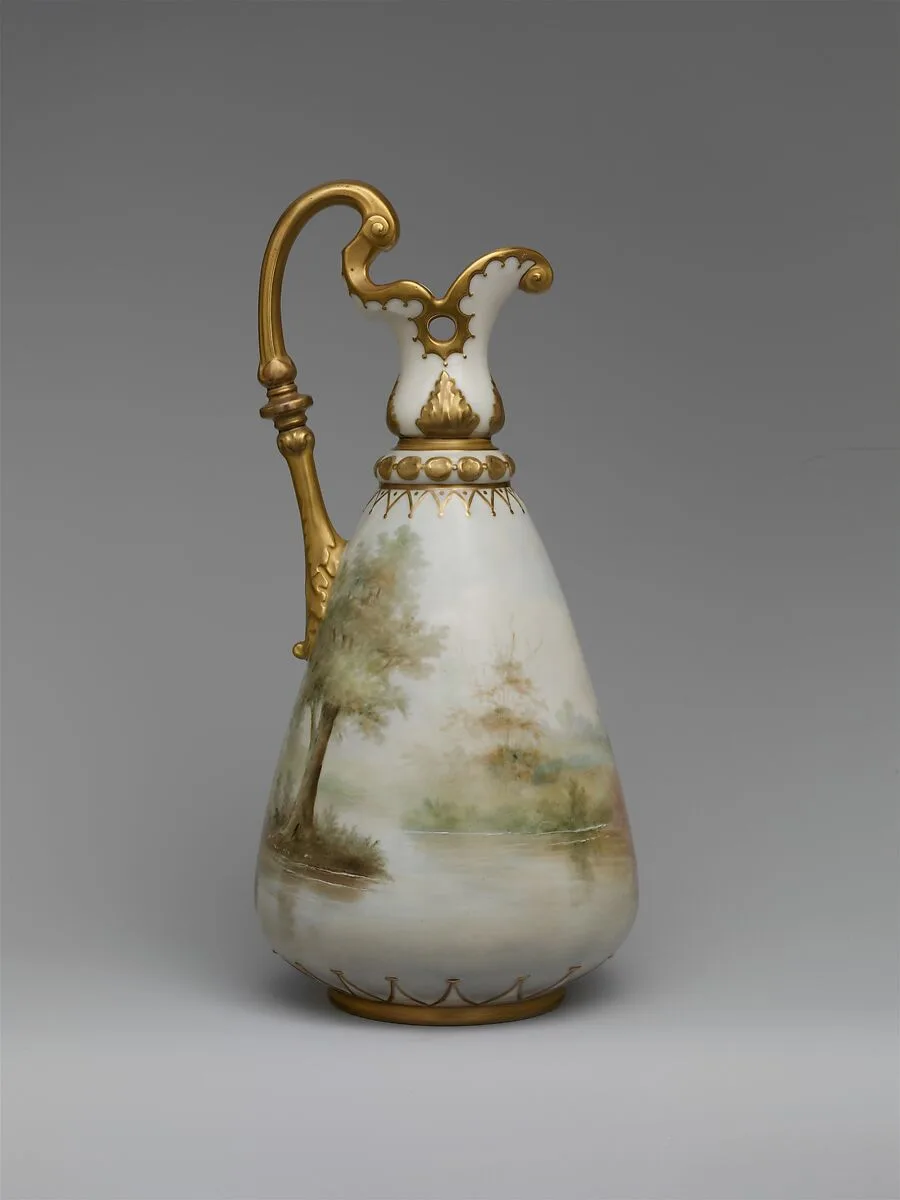 Ewer — Columbian Art Pottery (Morris and Willmore)