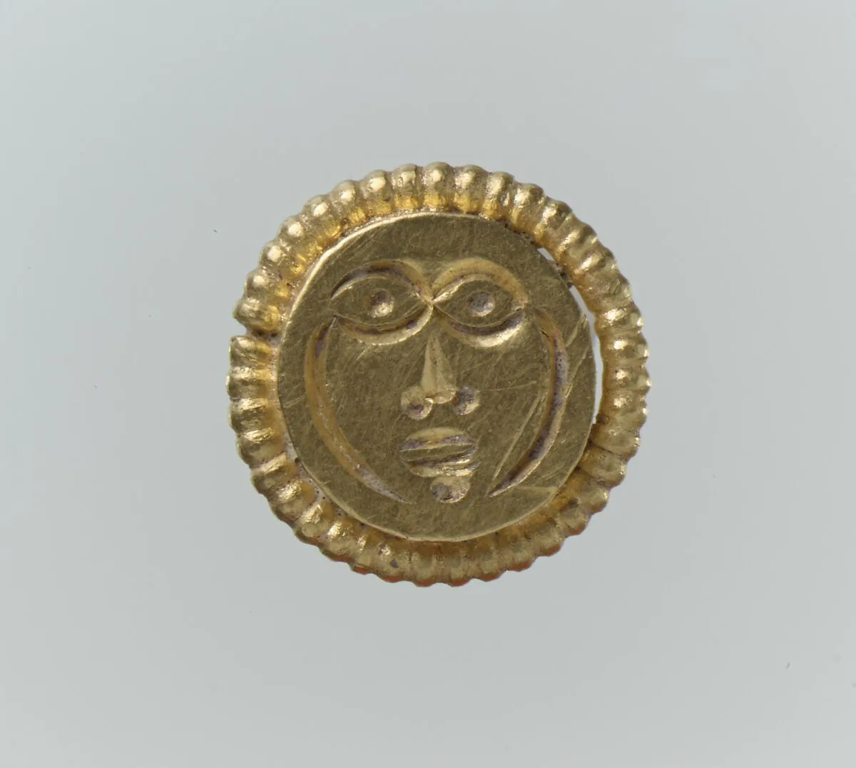 Gold Stud, possibly for a Horse Harness — Unknown