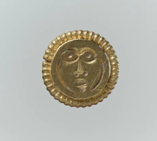 Gold Stud, possibly for a Horse Harness