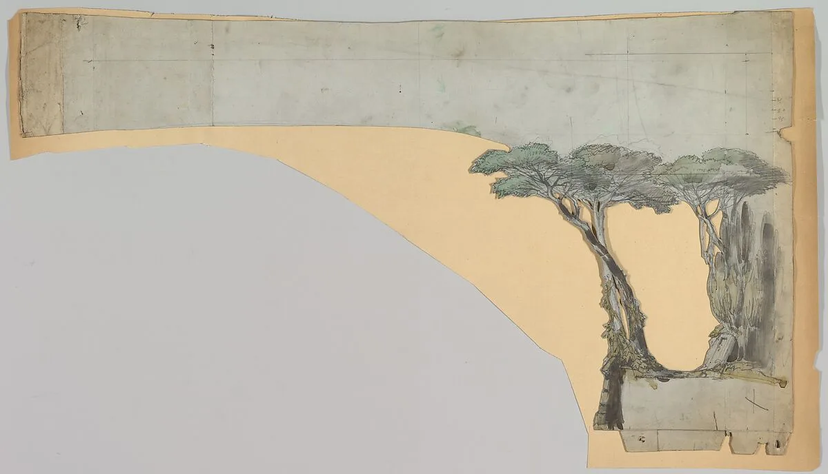 Design for a Stage Set — Eugène Cicéri