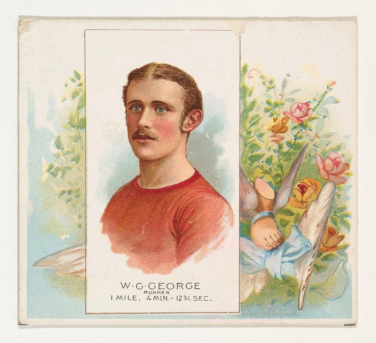 W.G. George, Runner, from World's Champions, Second Series (N43) for Allen & Ginter Cigarettes — Lindner, Eddy & Claus|Allen & Ginter