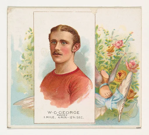 W.G. George, Runner, from World's Champions, Second Series (N43) for Allen & Ginter Cigarettes