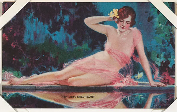 Sailor's Sweetheart from All American Girls series (W424) — International Mutoscope Reel Company