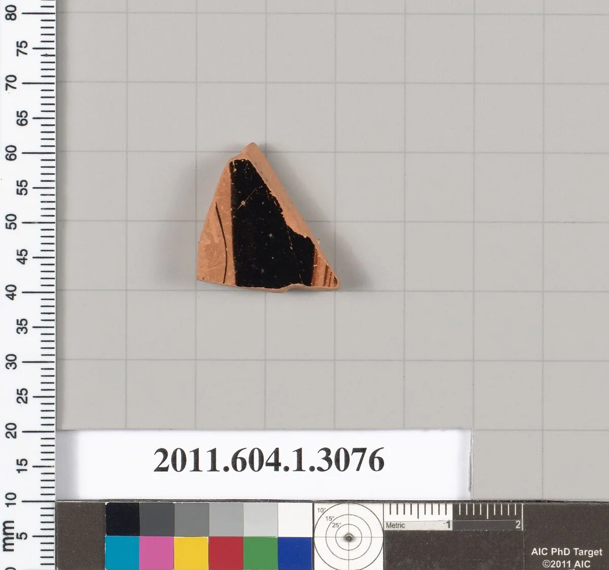 Terracotta fragment of a kylix (drinking cup) — Unknown