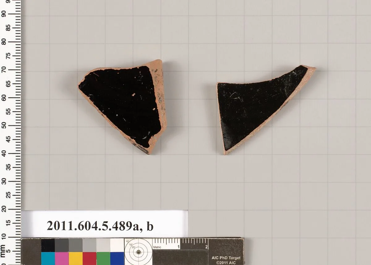 Terracotta fragments of kylikes (drinking cups) — Unknown
