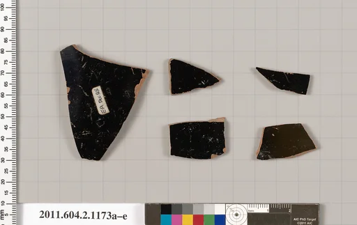 Terracotta fragments of closed shapes