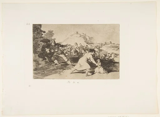 Plate 44 from "The Disasters of War" (Los Desastres de la Guerra): I saw it (Yo lo vi)