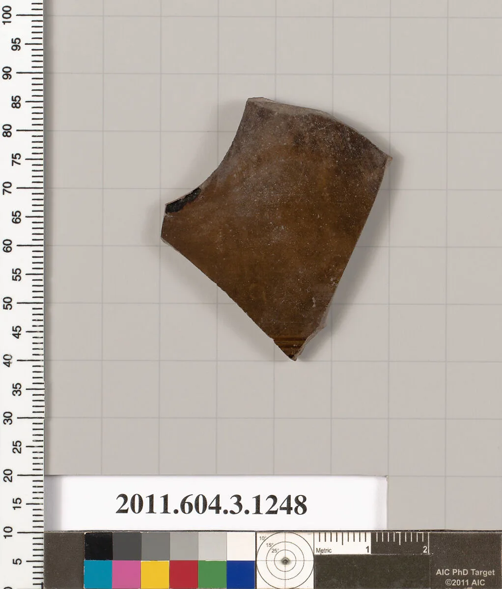 Terracotta fragment of a kyathos (cup-shaped ladle) — Unknown