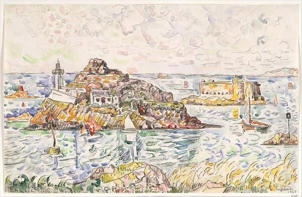 Morlaix, Entrance of the River — Paul Signac