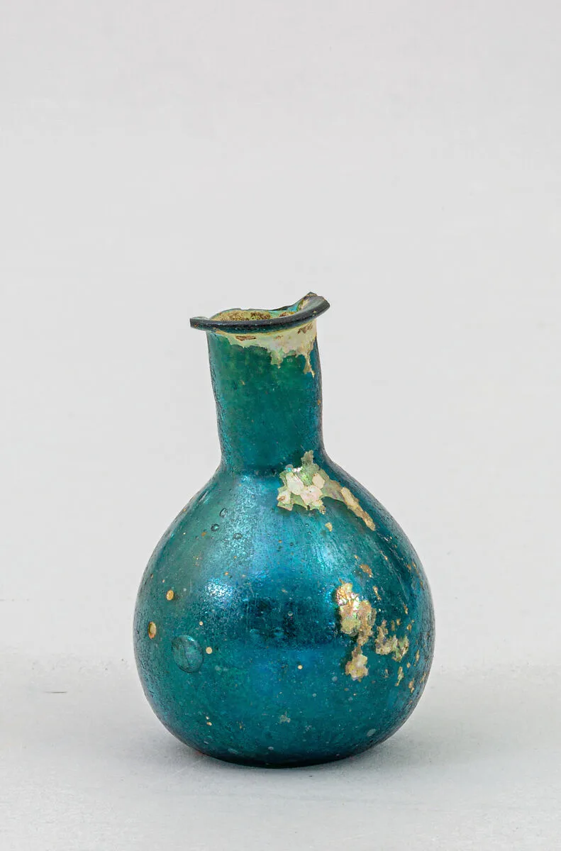 Glass perfume bottle — Unknown