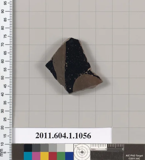 Terracotta fragment of a kylix (drinking cup)