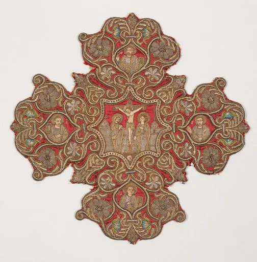Embroidered cross from an Omophorion