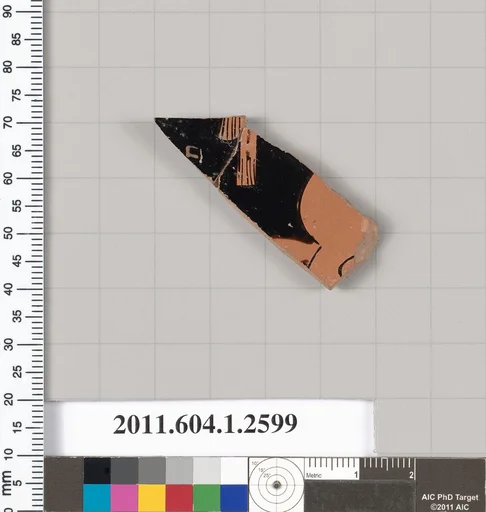 Terracotta fragment of a kylix (drinking cup)