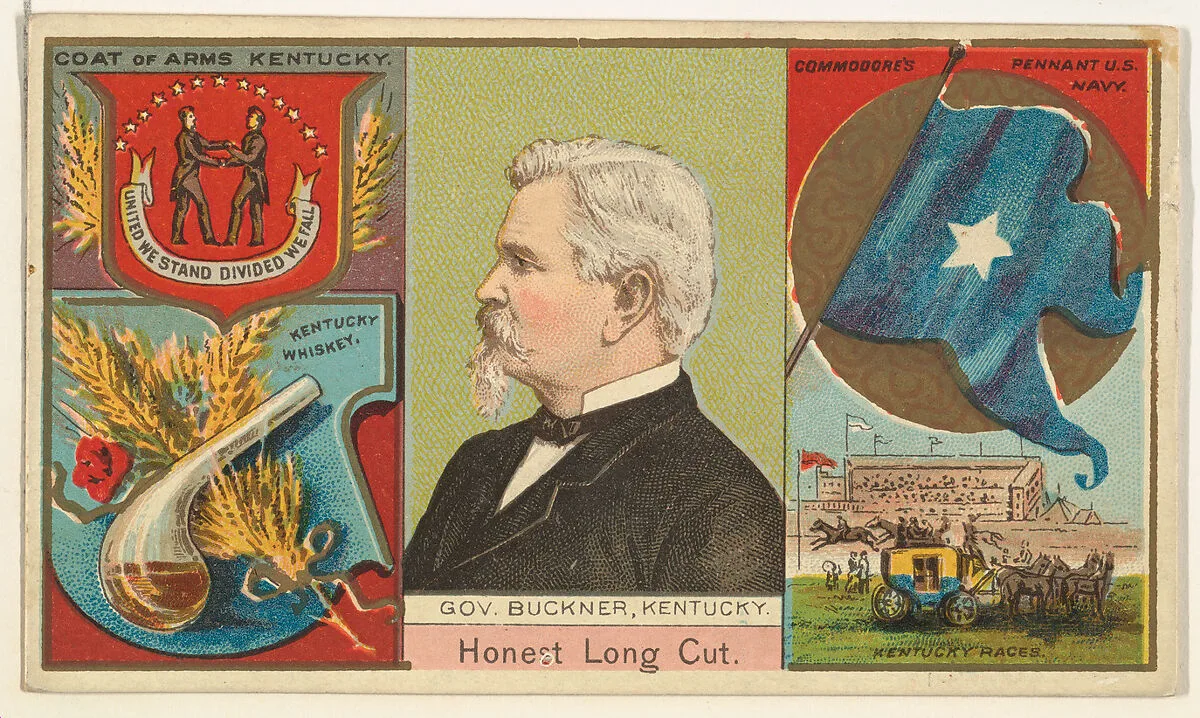 Governor Buckner, Kentucky, from "Governors, Arms, Etc." series (N133-1), issued by Duke Sons & Co. — W. Duke, Sons & Co.