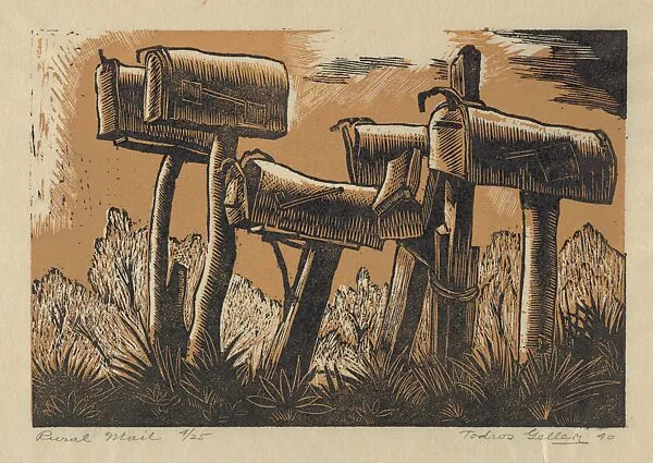 Rural Mail — Todros Geller|WPA
