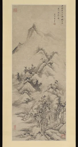 清 王翬 溪山雨霽圖 軸|Clearing after Rain over Streams and Mountains