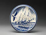 "Moby Dick" Large round platter