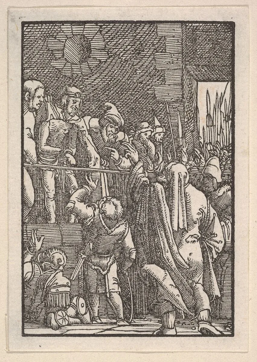 Ecce Homo, from The Fall and Salvation of Mankind Through the Life and Passion of Christ — Albrecht Altdorfer