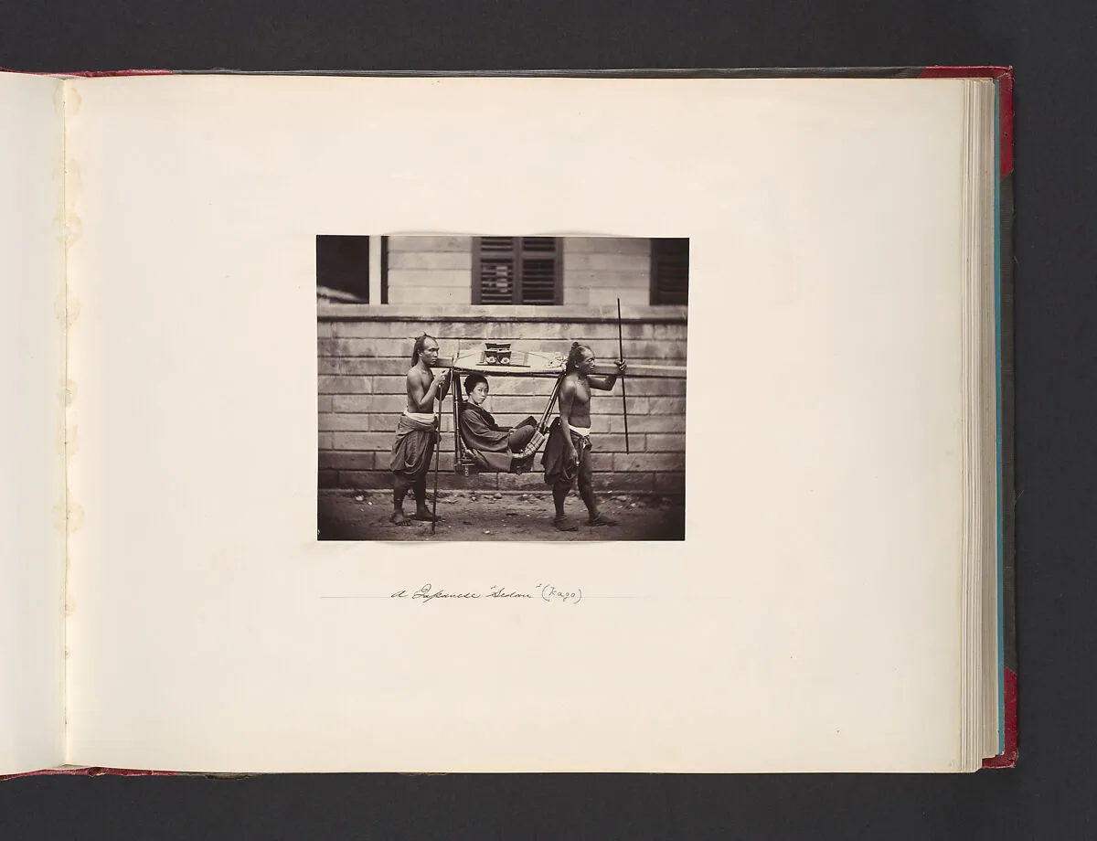 A Japanese "Sedan" (Kago) — John Thomson