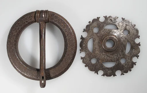 Door Knocker with Plate and Nail