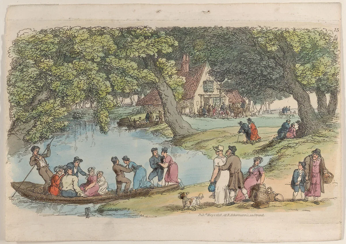 Plate 15, from "World in Miniature" — Rudolph Ackermann, London|Thomas Rowlandson